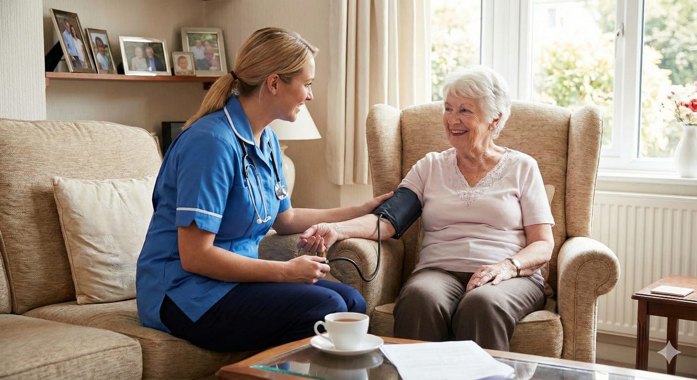 Support worker building community connections